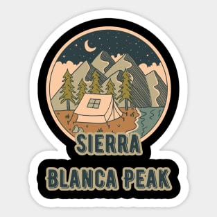 Sierra Blanca Peak Sticker